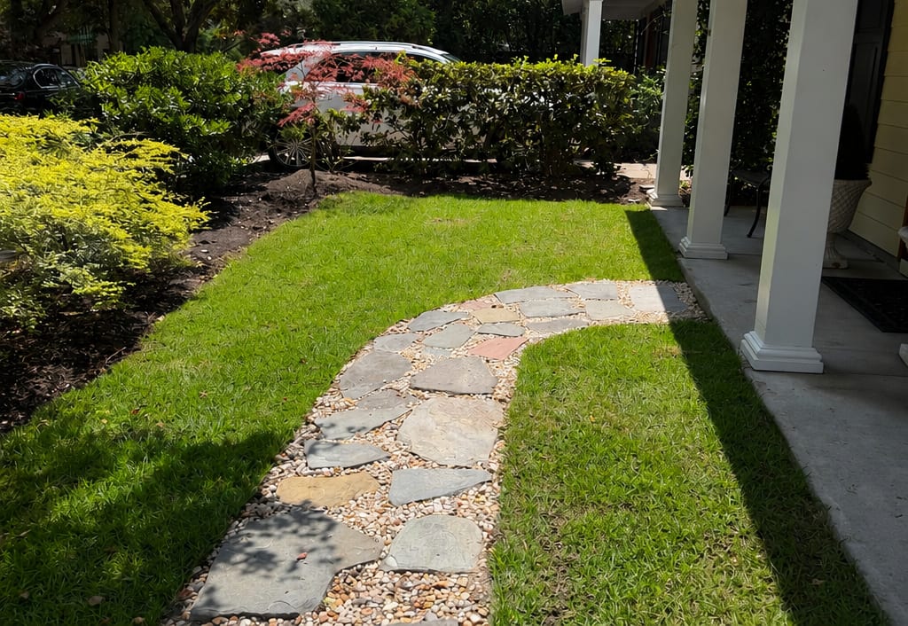 Professional hardscape installation